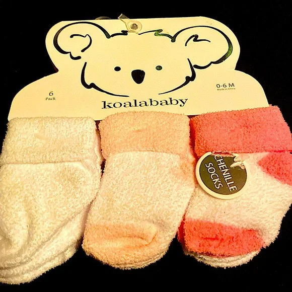 Chenille baby socks